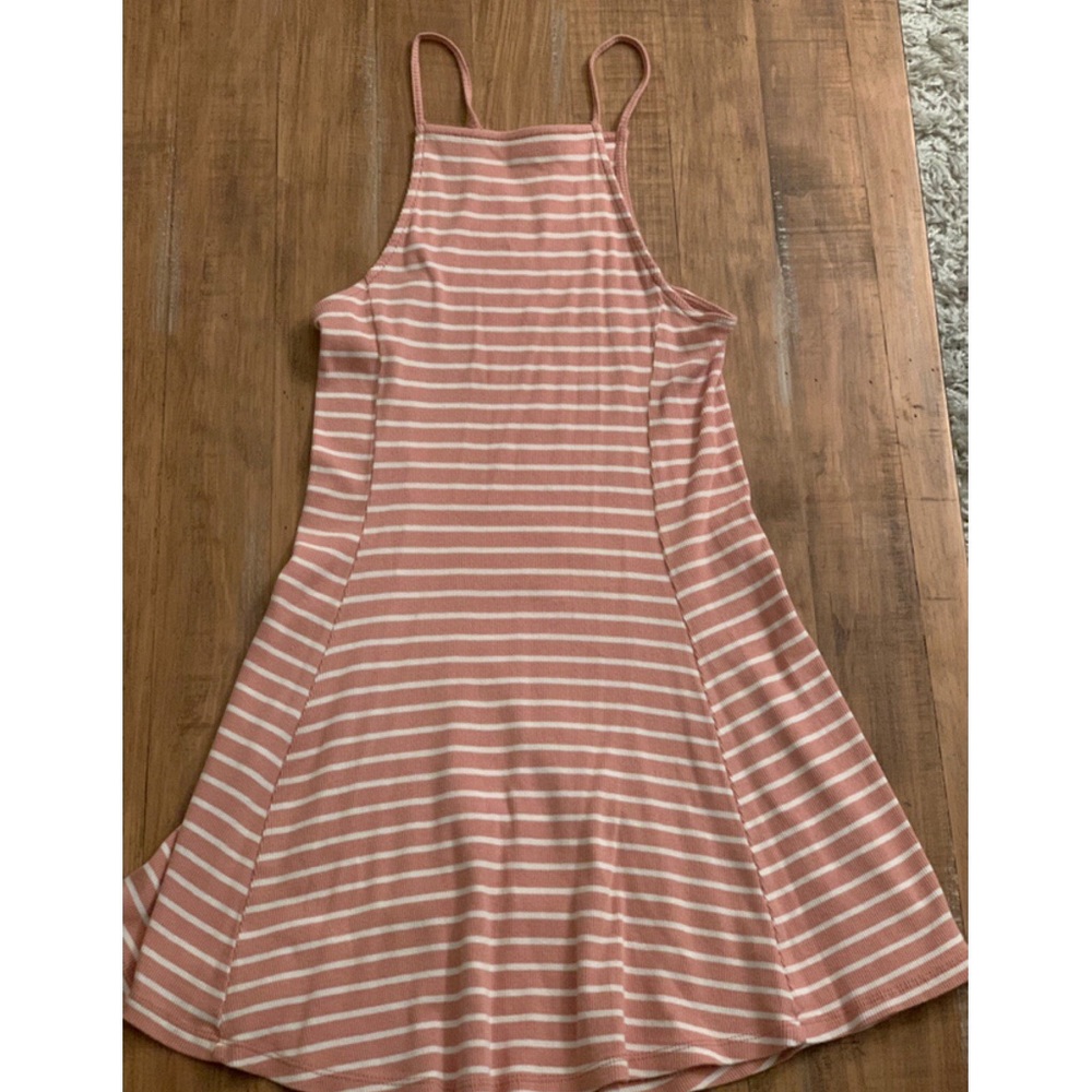 Women’s Pink & White Striped Sundress